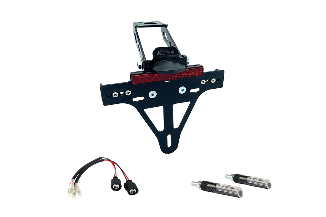 Kennzeichenhalter-Blinker-Kit IDEA für Kawasaki ZX-4RR, Typ ZX400P, Modelljahr 2024-