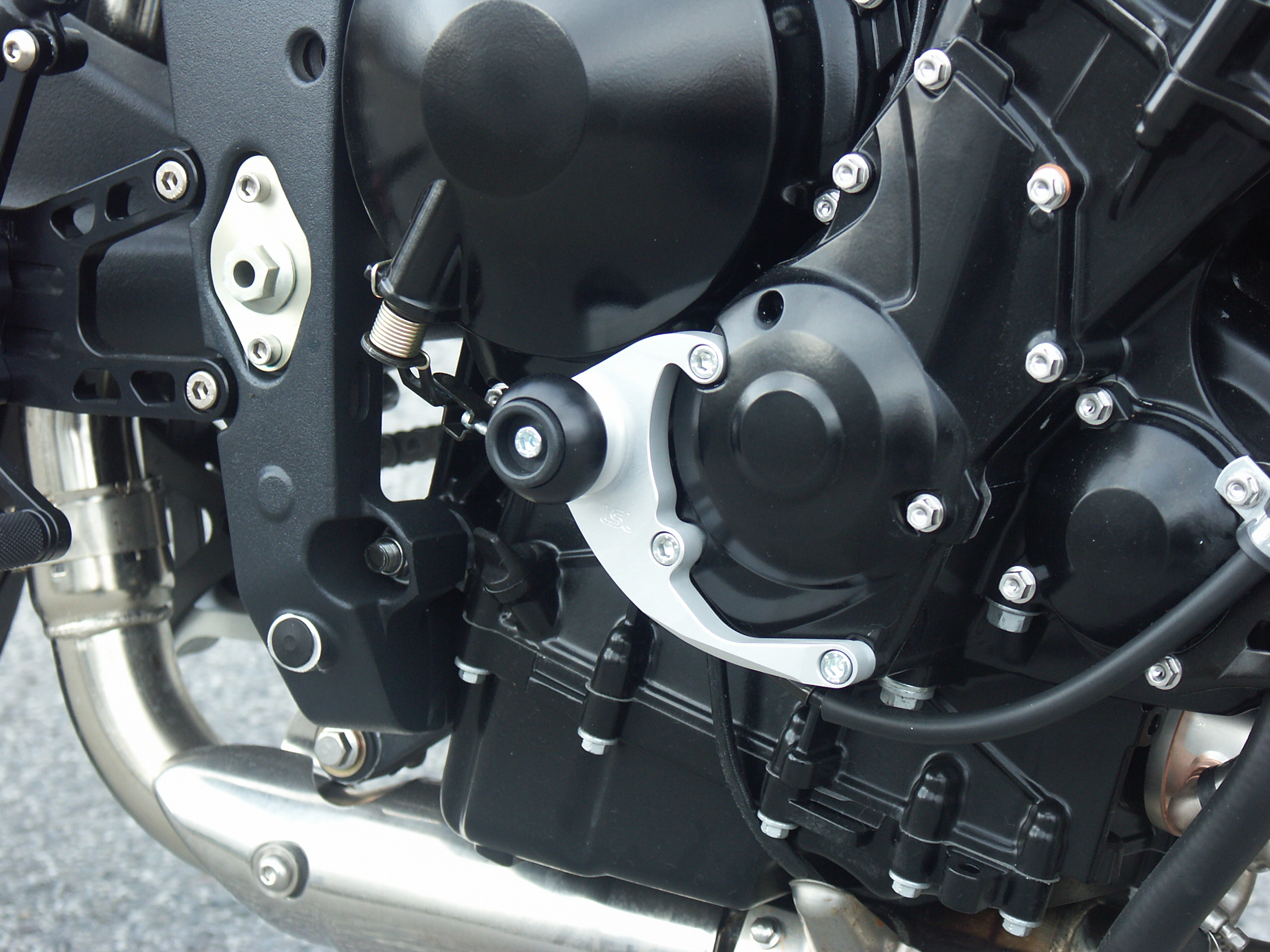 LSL Crash-Ball Kupplung für Triumph 675,  2006-, schwarz