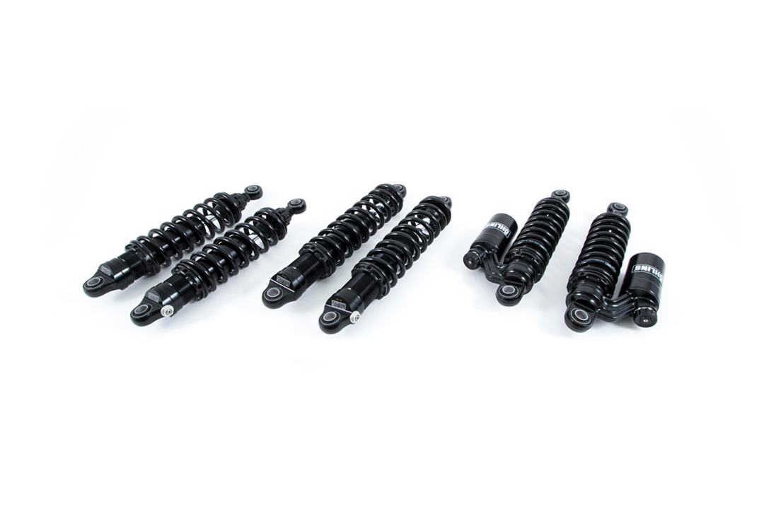 Öhlins Federbein STX 36 Blackline für Vespa GTS 300, 2019-2022 und Vespa GTS 150 2022-, vorne