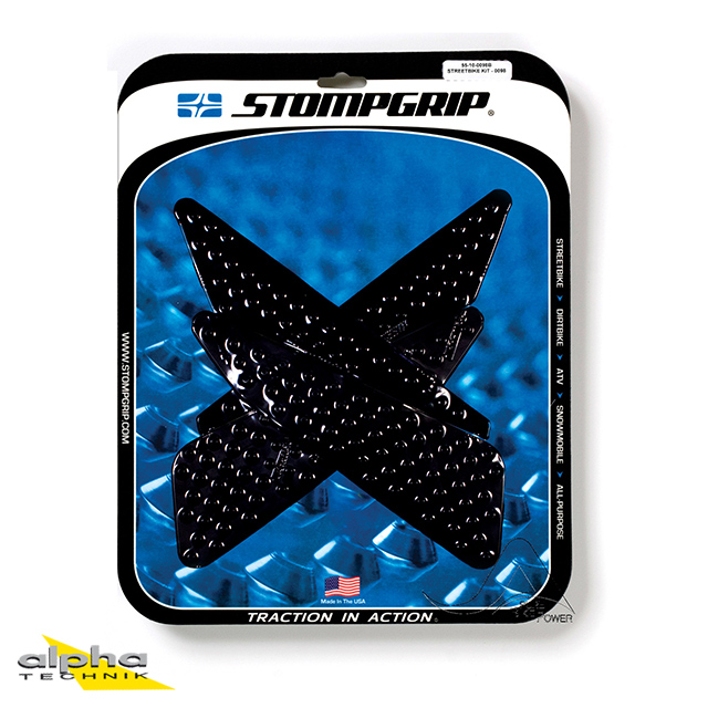 Stompgrip schwarz, Volcano, für Yamaha MT07 (Moto Cage), 2015-2017