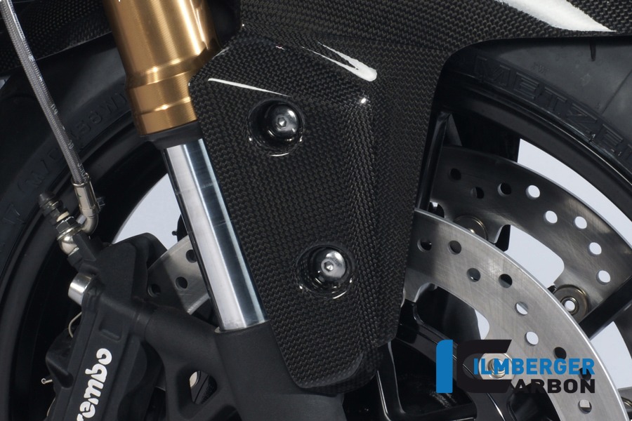 Ilmberger Carbon Flap am Kotflügel vorne rechts, Carbon