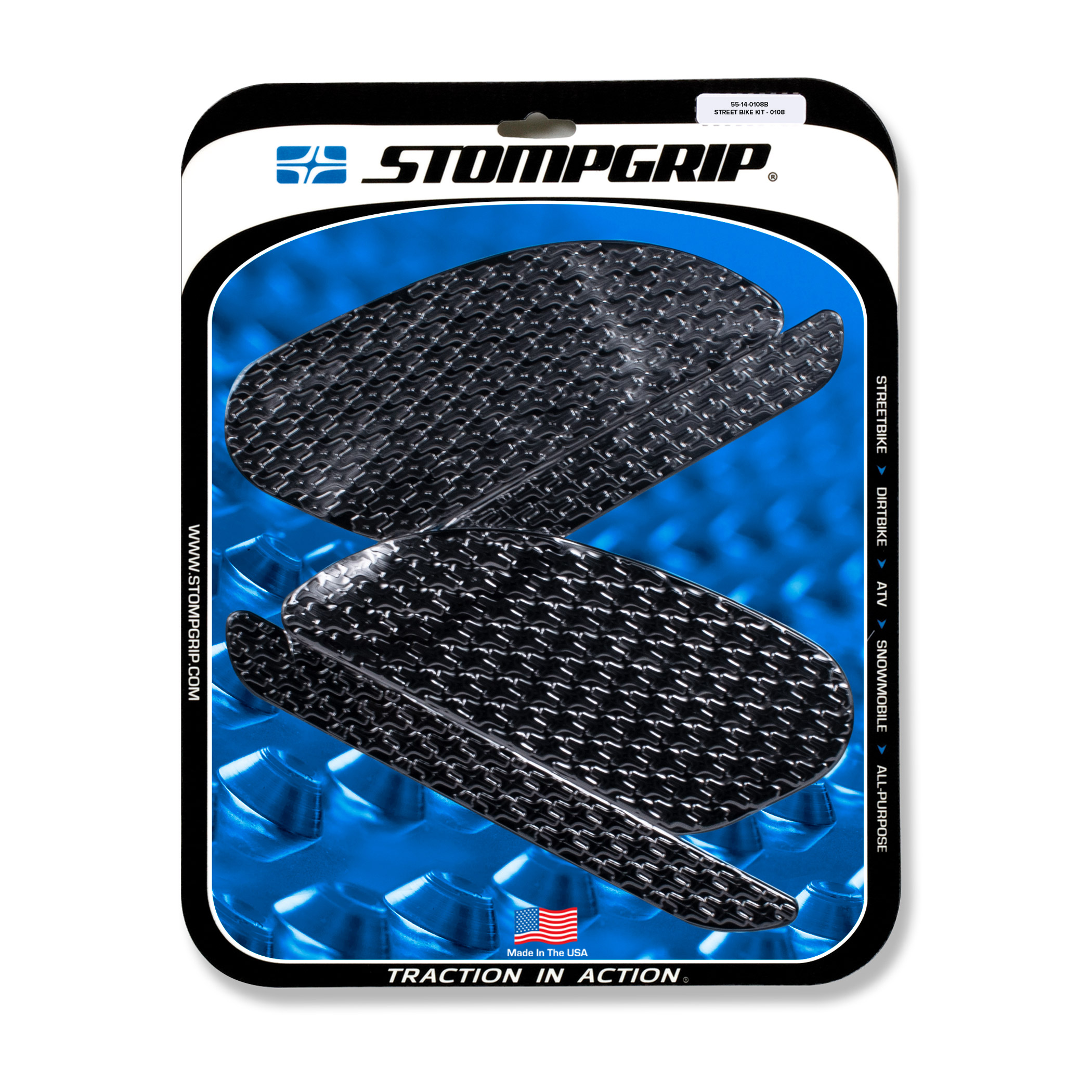 Stompgrip Traction Pads schwarz, für Kawasaki NinjaH2/R (2015-2022)