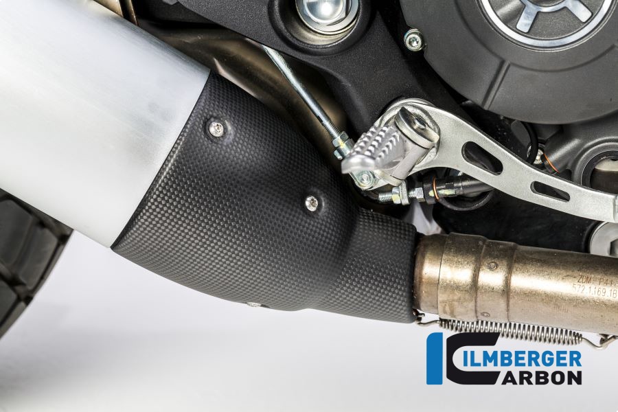 Ilmberger Carbon Schalldämpfer-Fersenschutz matt