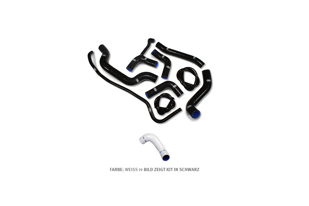 SAMCO SPORT Siliconschlauch Kit weiß für Ducati Monster 821S EURO 3 Monster 1200S R EURO 3 Modelljahr 2014-2016