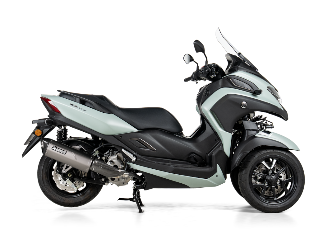 Akrapovic Slip-On Line (SS) Auspuff für Yamaha Tricity 300 und X-MAX 300, Tech Max+, 2025-