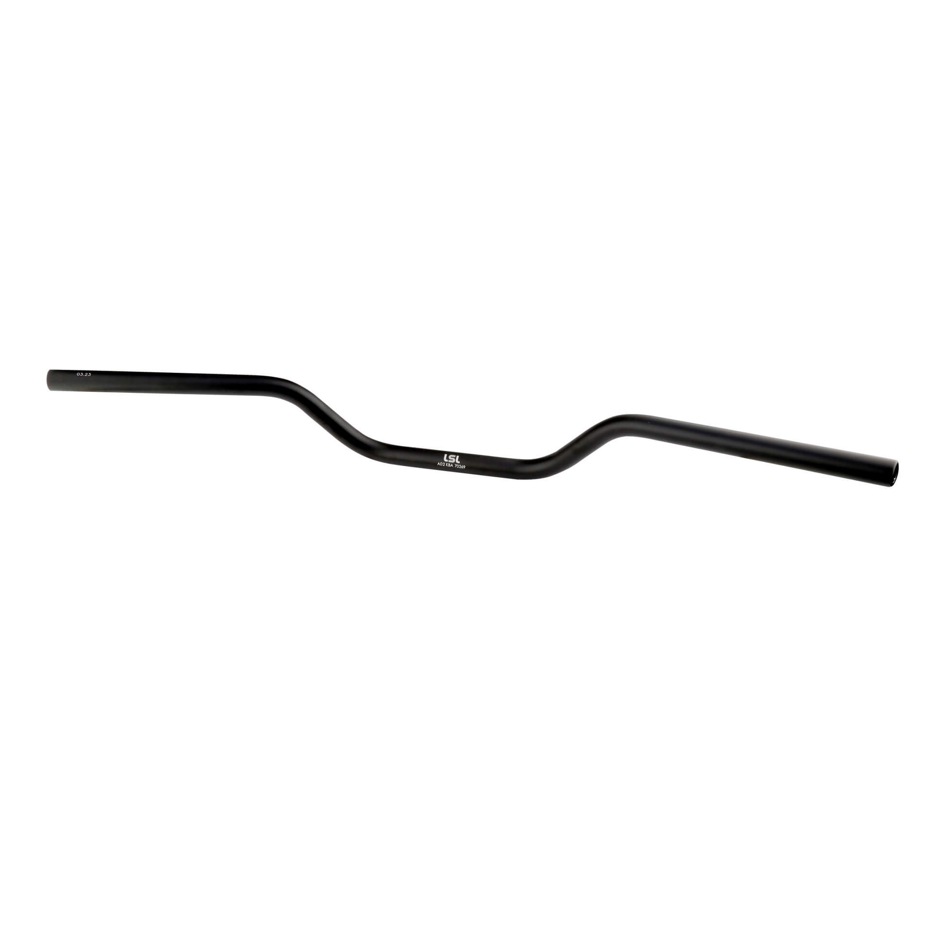 LSL Alu-Lenker Naked Bike A02, 7/8 Zoll, schwarz