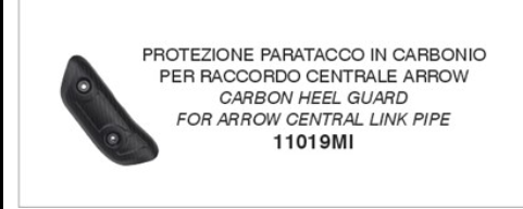 ARROW optionaler Carbon-Hitzeschutz für verschiedene ARROW-Endschalldämpfer