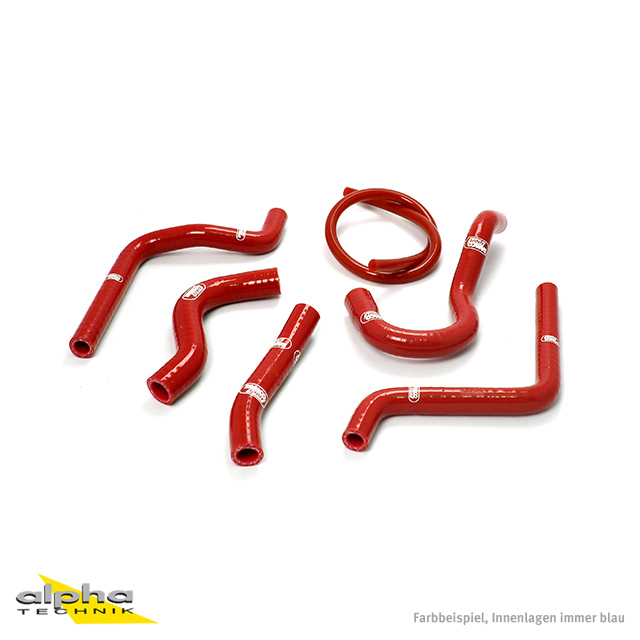 SAMCO SPORT Siliconschlauch Kit rot für Honda CR125R Modelljahr 2003-2004