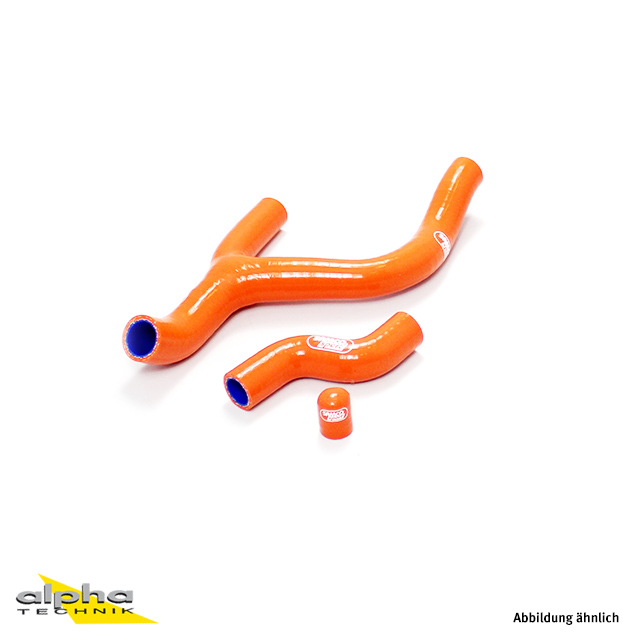 Samco Siliconschlauch Kit orange KTM,Husaberg,Husqvarna