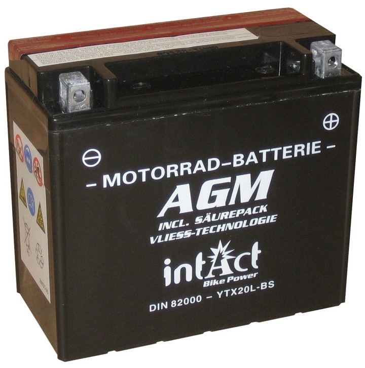 Intact AGM Batterie  YTX20L-BS
