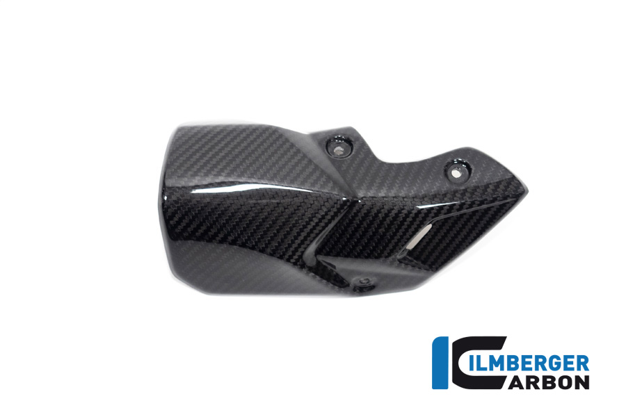 Ilmberger Carbon Auspuffhitzeschutz vorne am Schalldämpfer, glänzend, BMW S1000RR 2019, M1000RR 2021-, S1000R 2020-, M1000R 2023-
