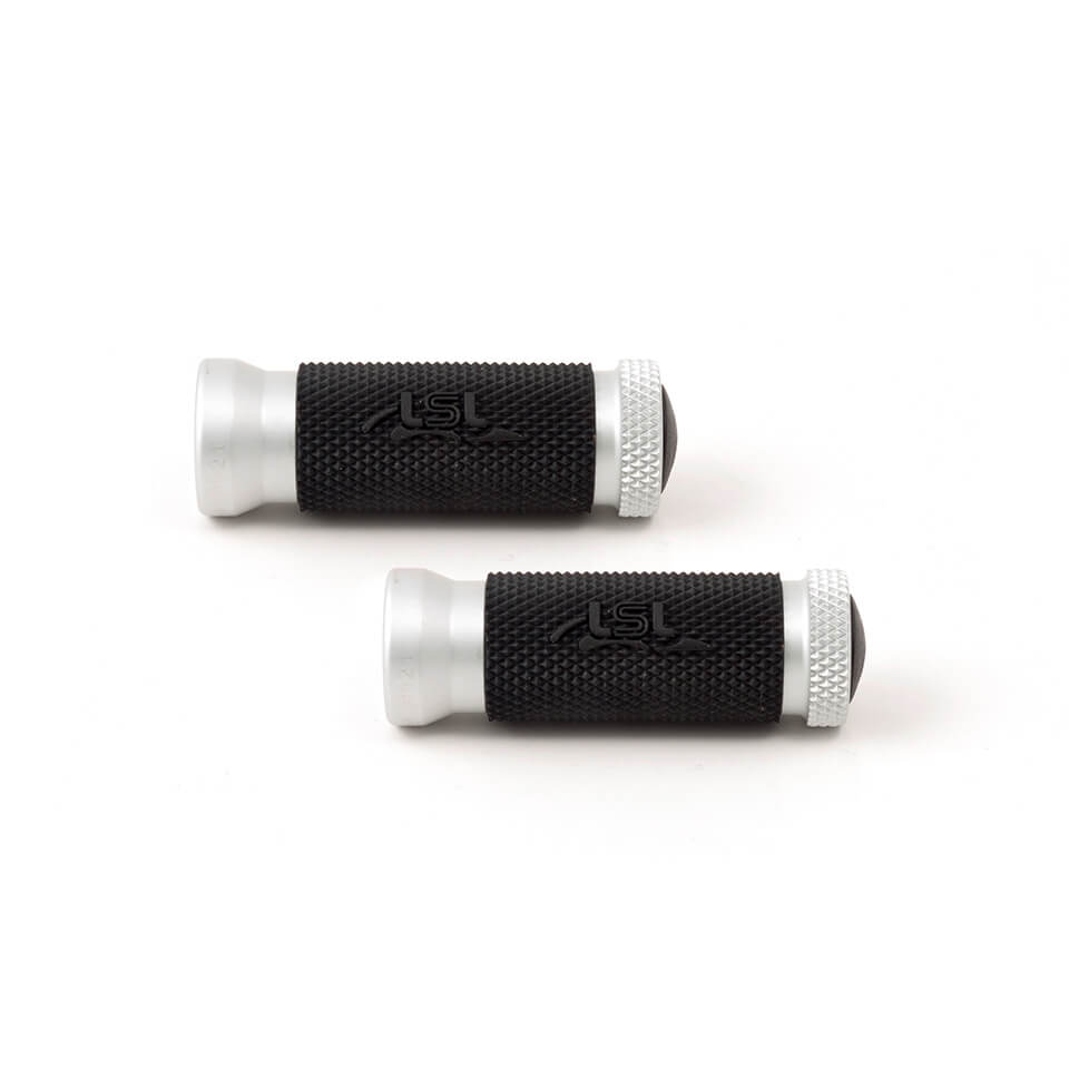 LSL Racing-II-Rasten mit Gummiauflage, silber