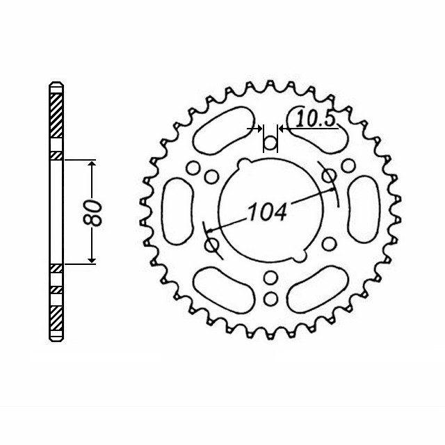 DID Kettensatz für CF Moto 650MT 2021-2024