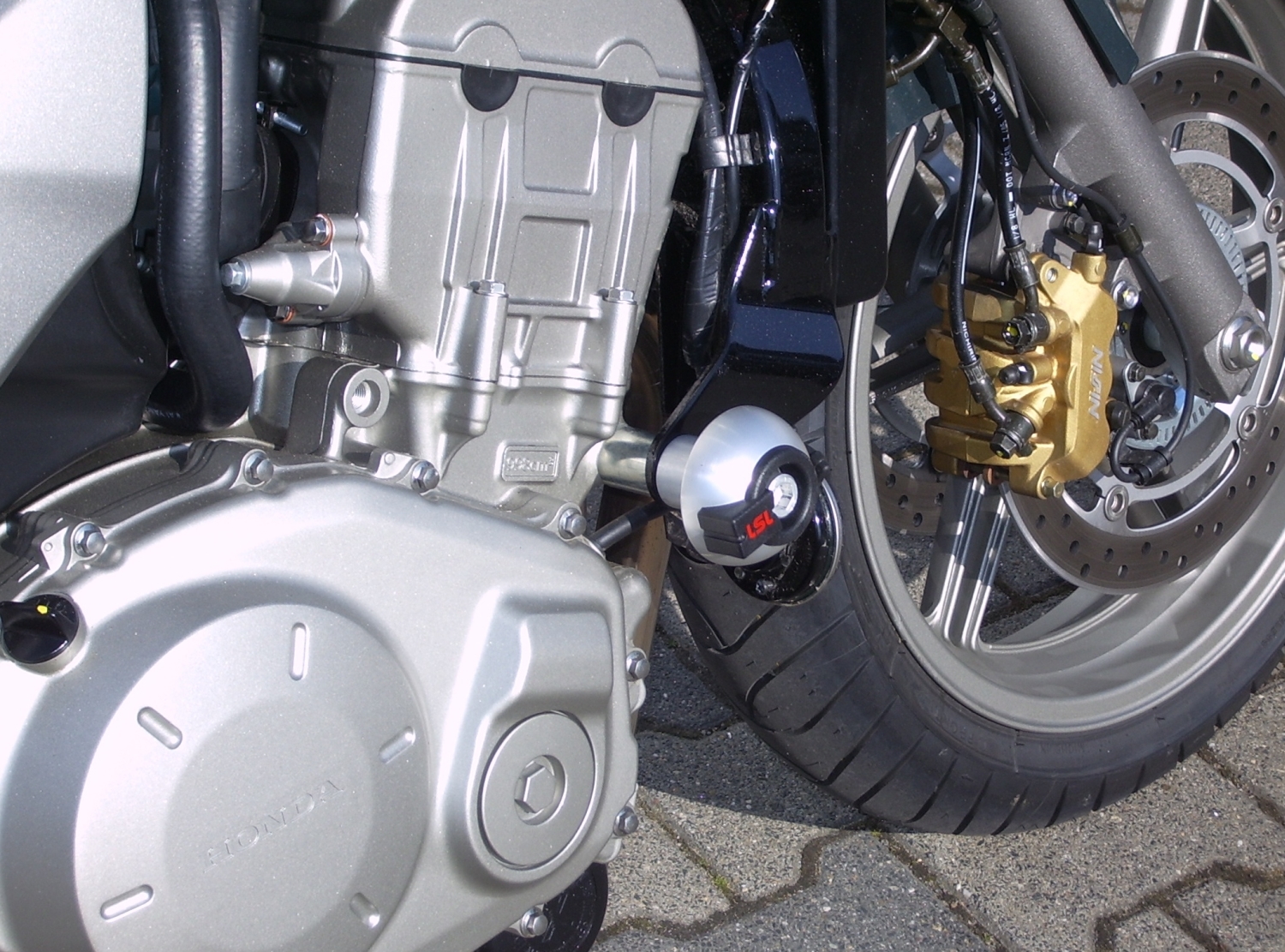 LSL Crash Pad Befestigungskit für Honda CBF1000,  2006-2009, DS, schwarz