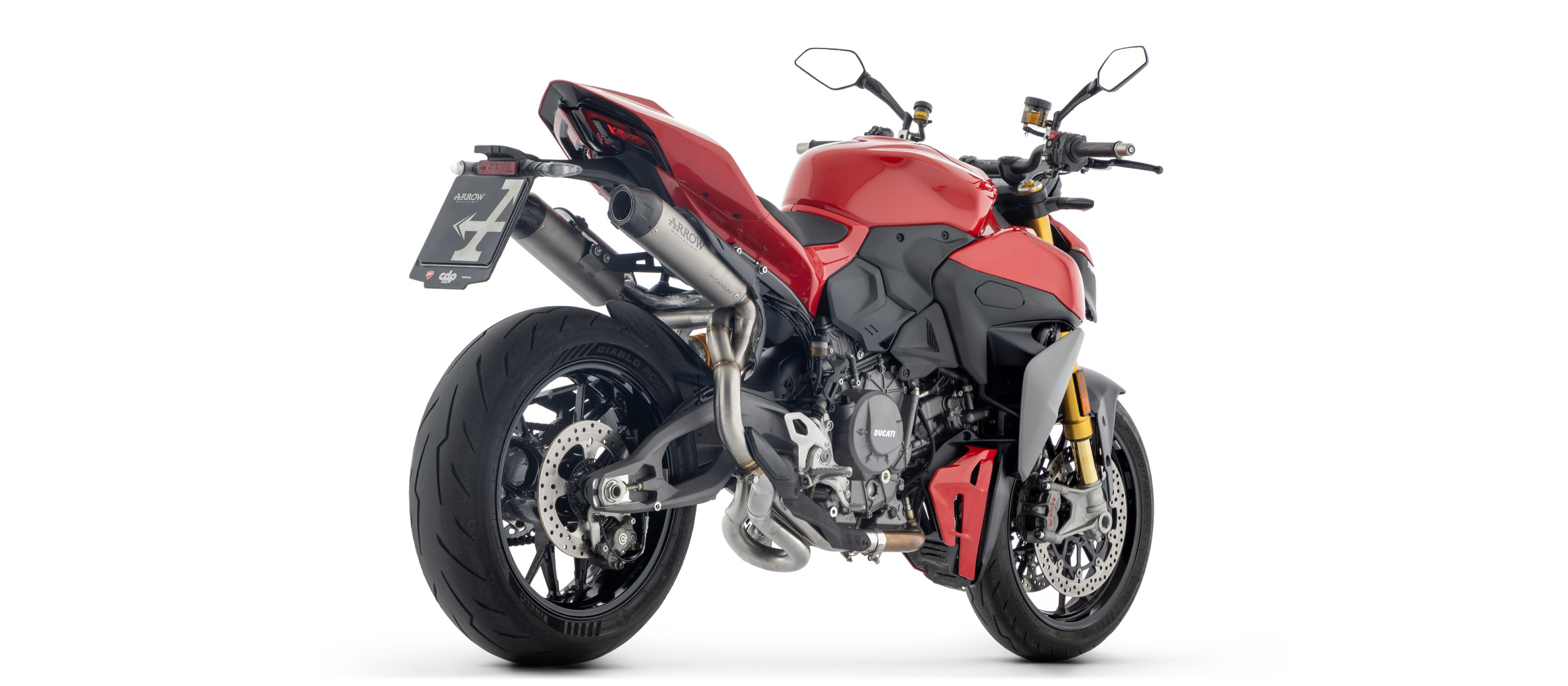 ARROW Auspuff ROUND-SIL Titan für Ducati Panigale V2, V2S, 2025- , Streetfighter V2, V2S 2025-