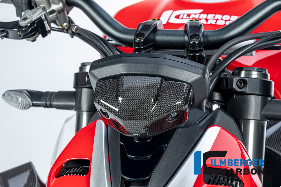 Ilmberger Carbon Instrumentenabdeckung, glänzend, Ducati Streetfighter V2,  2022-