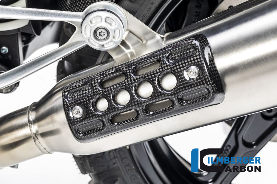 Ilmberger Carbon Auspuffhitzeschutz, glänzend, BMW R nineT Urban GS 2016-