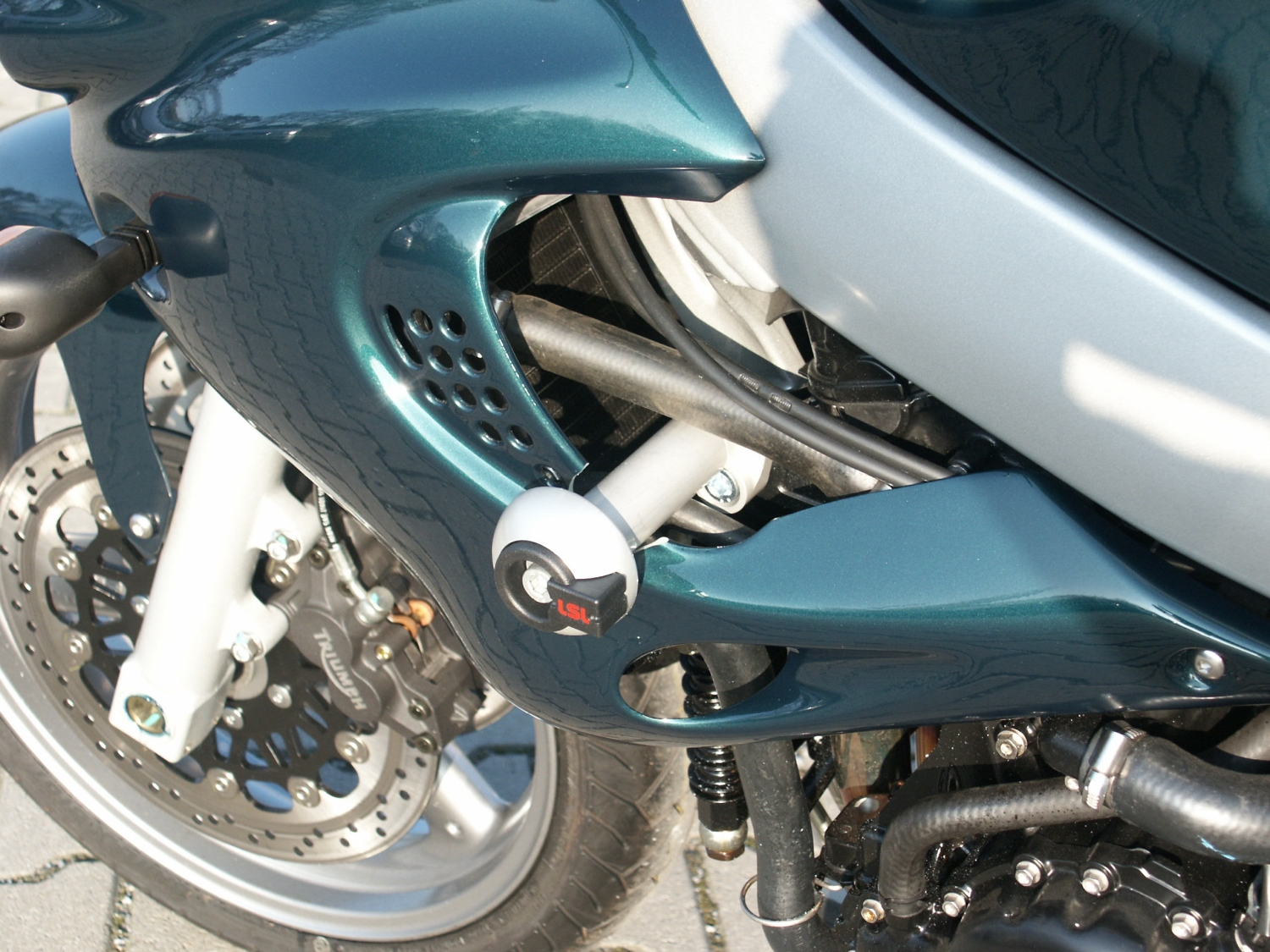LSL Crash Pad Befestigungskit für Triumph Sprint ST,  2000-, Sprint RS,  2000-2004