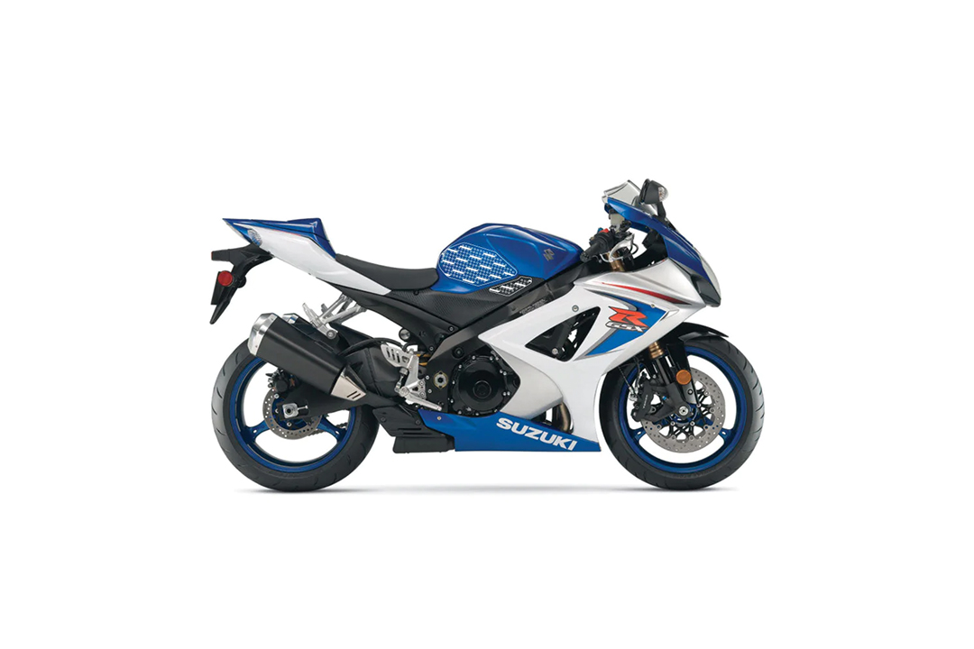 Stompgrip schwarz, Icon, für Suzuki GSXR1000, 2007-2008