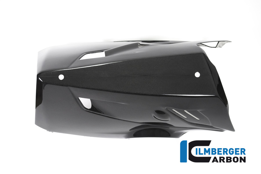 Ilmberger Carbon Verkleidungsunterteil für Akrapovic Slip On Auspuff für Ducati Panigale V4 / V4S ab 2018
