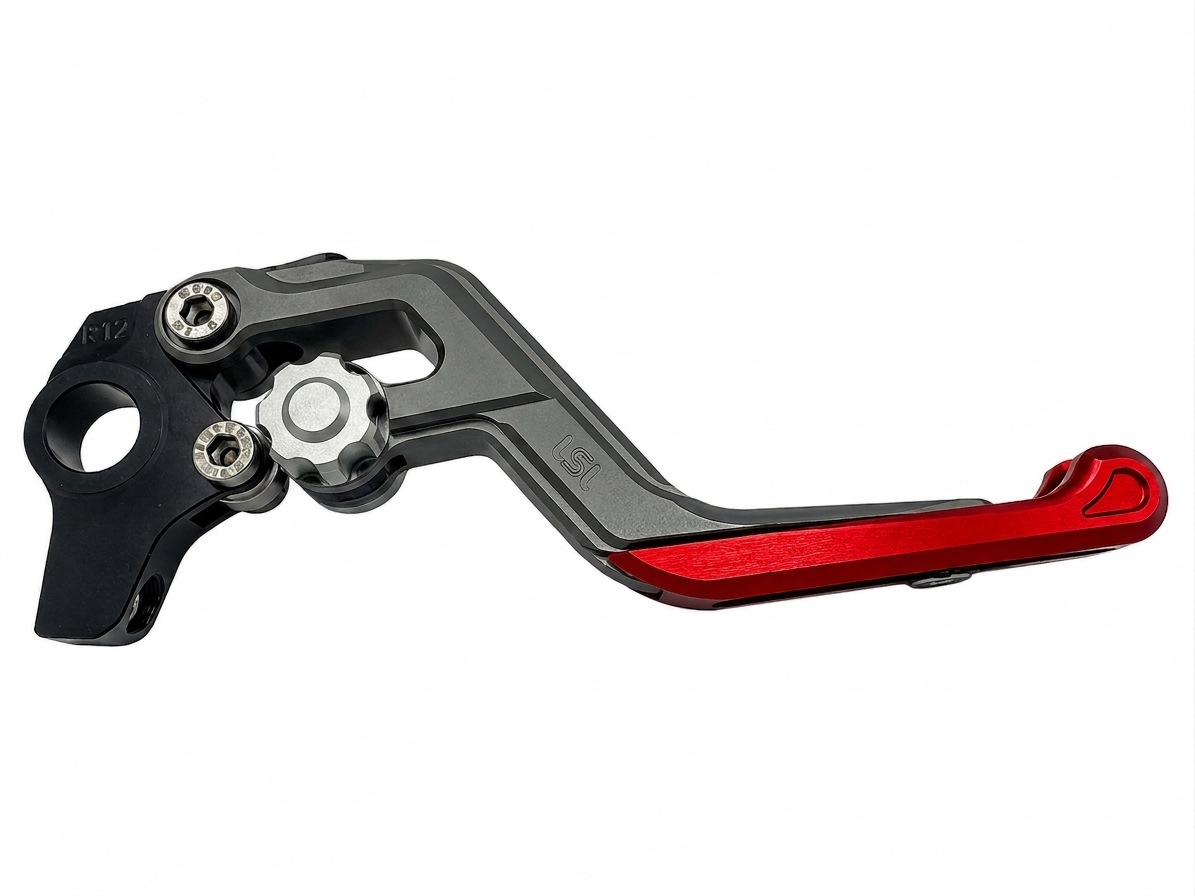 LSL ERGONIA Bremshebel R23R Anthrazit/Silber/Rot