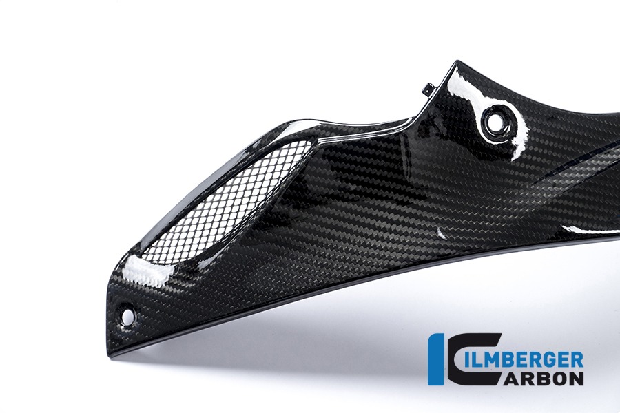 Ilmberger Carbon Seitendeckel links am Tank, Carbon