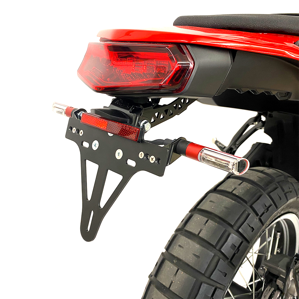 alpha Technik Kennzeichenhalter für Yamaha Tenere 700, Typ DM07 / DM08 / DM11 / DM15 / DM16 ab Modelljahr 2019-