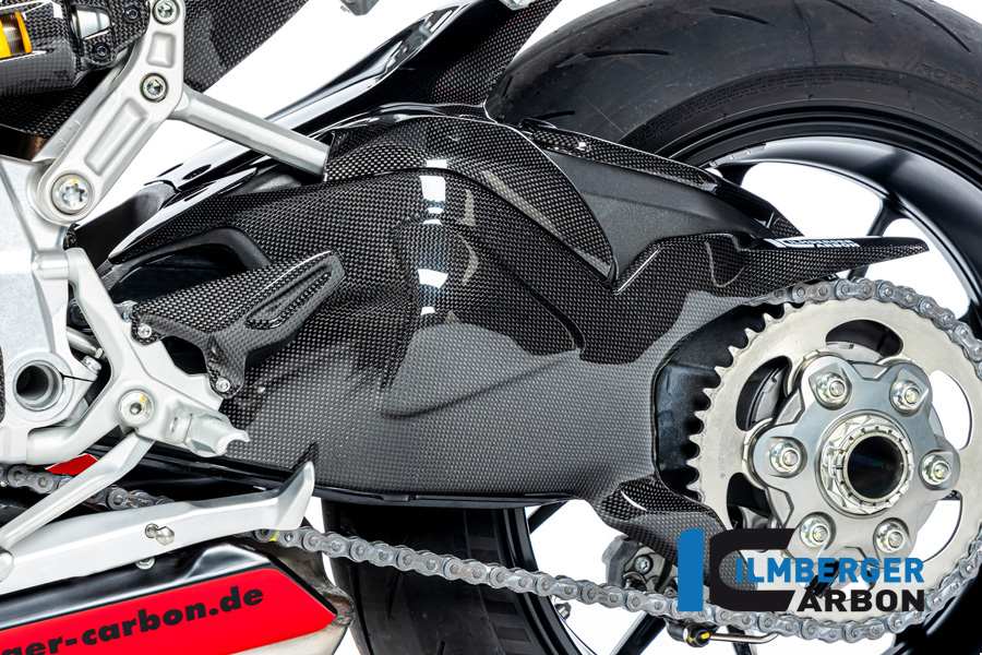 Ilmberger Carbon Schwingenabdeckung, glänzend, Ducati Streetfighter V2,  2022-