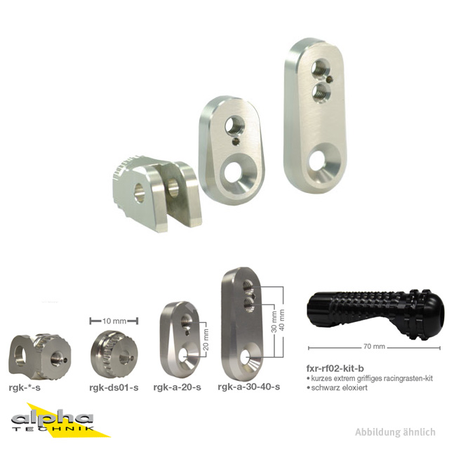 Gilles rgk2: modulares Fussrastenkit für Fahrer
