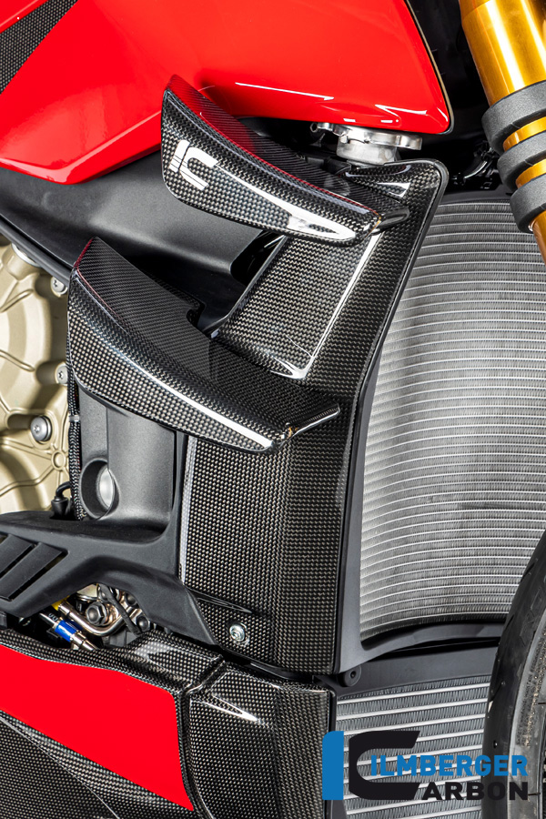 Ilmberger Carbon Winglet Satz rechts glanz für Ducati Streetfighter V4 V2 2020-