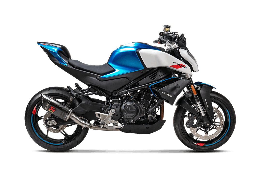 Akrapovic Slip-On Line (Carbon) für CFMOTO 450SR, 450NK ab Modelljahr 2024-2025