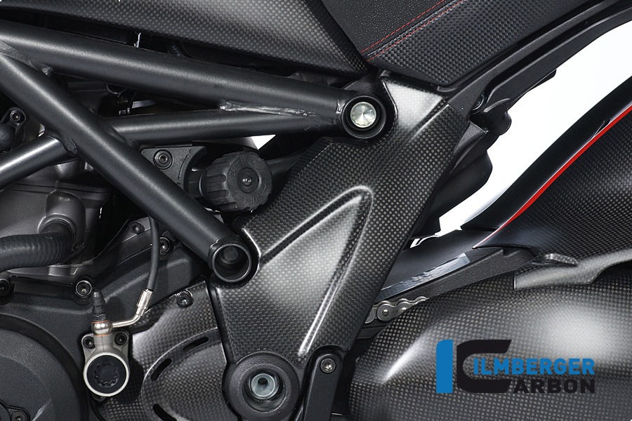 Ilmberger Carbon Rahmenabdeckung links, Carbon