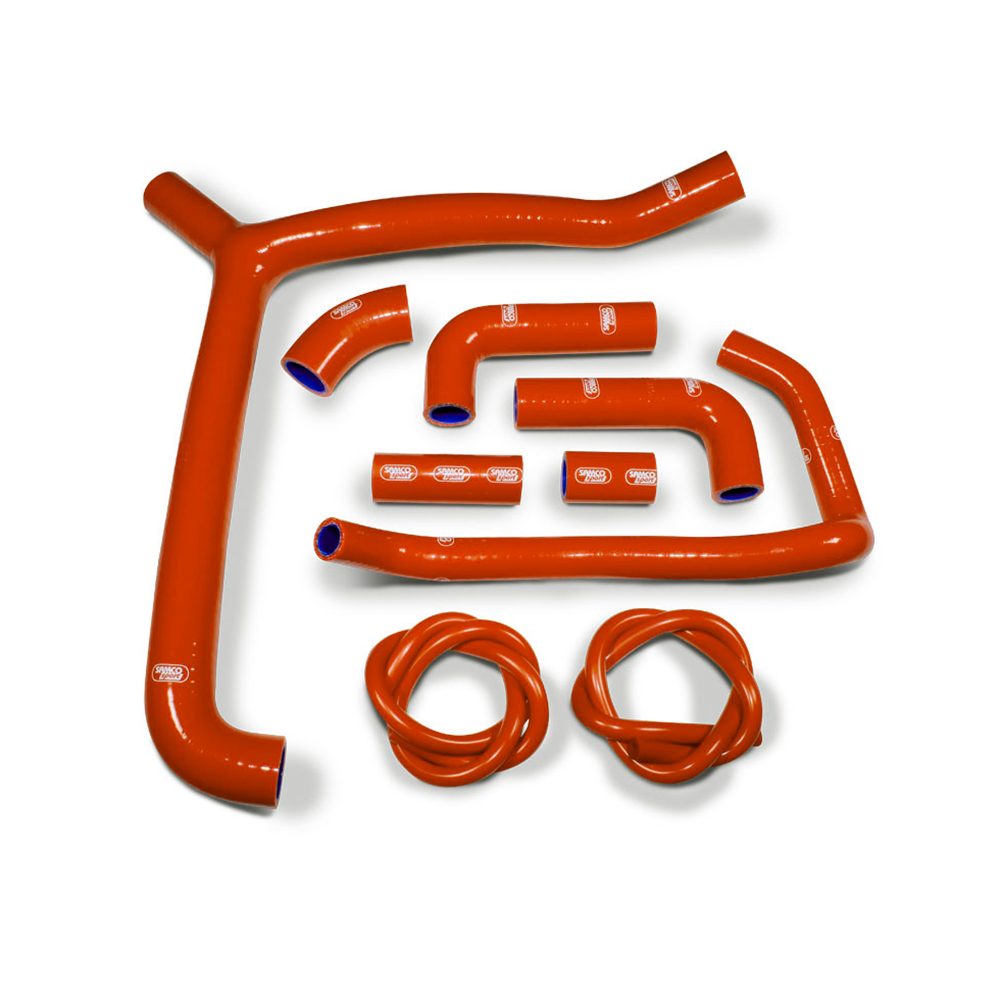 SAMCO SPORT Siliconschlauch Kit orange für Honda VTR1000SP1 VTR1000SP2 Modelljahr 2000-2006