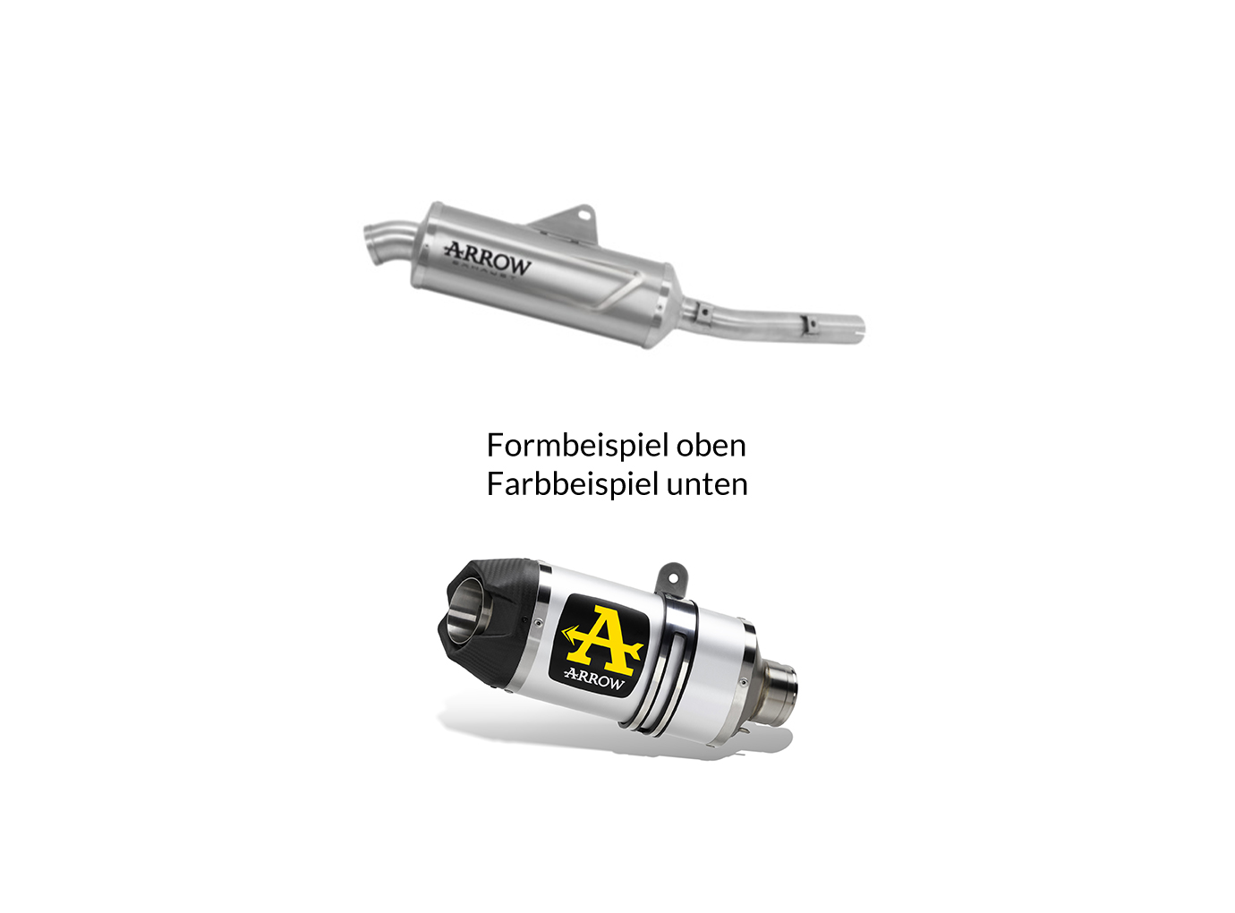 ARROW Auspuff INDY RACE EVO Aluminium für Yamaha Tenere 700 Modelljahr 2019-