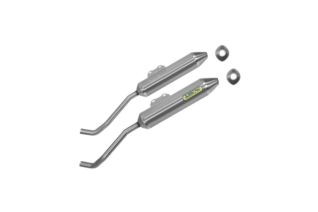 ARROW Auspuff THUNDER für Yamaha XT660R / XT660X Modelljahr 2004-2016, Aluminium