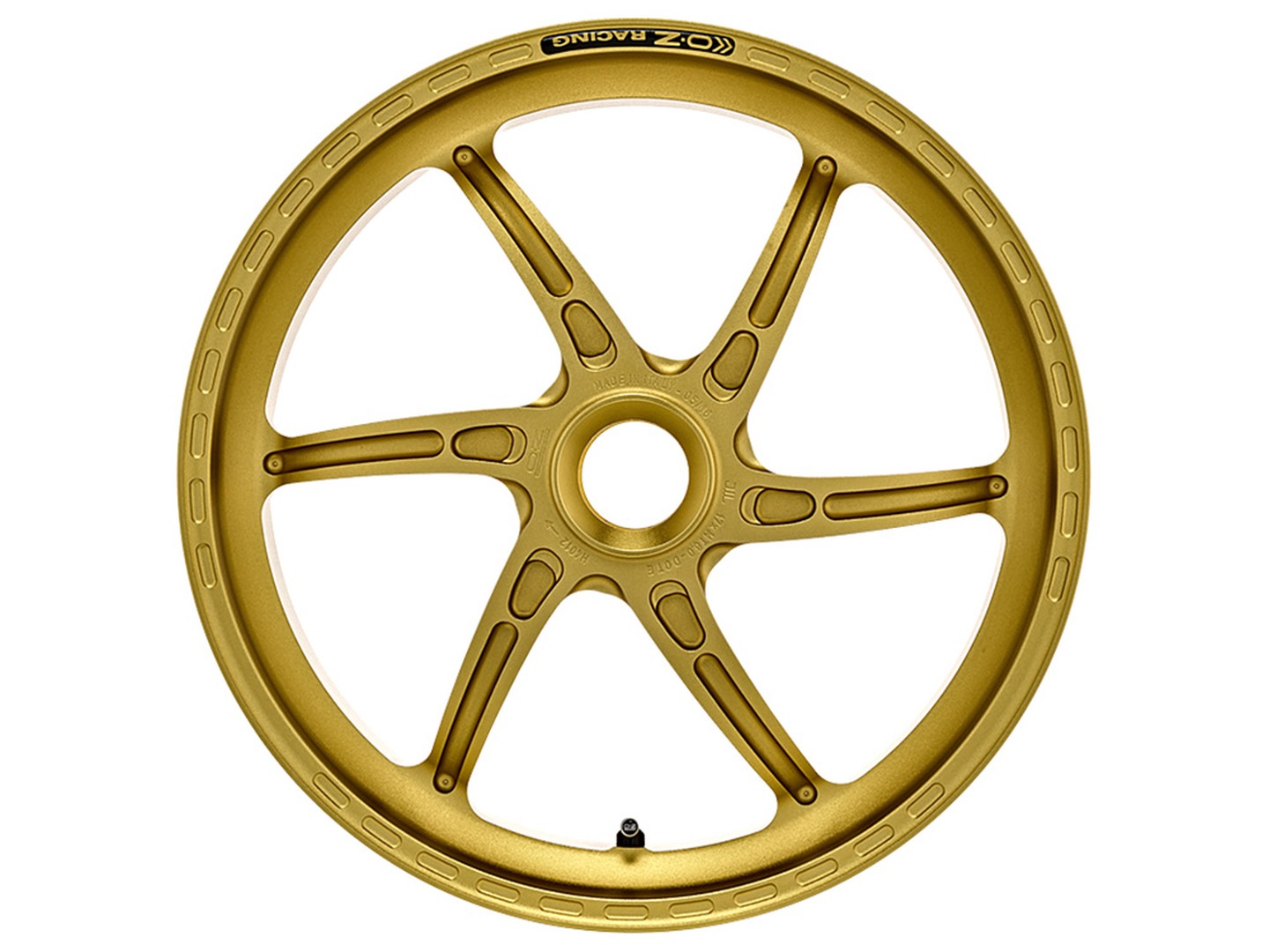OZ Gass RS-A Aluminium Satz in goldfarben matt für Ducati 1199 Panigale (R/S), 2012-2017, 1299 Panigale (R/S), 2015-2018, Panigale V4(S), 2018-2024, Streetfighter V4(S), 2020-2022