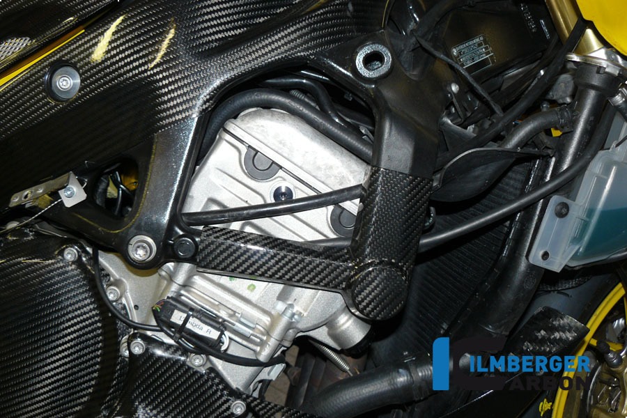 Ilmberger Carbon Sturzpad am Rahmen rechts, Carbon
