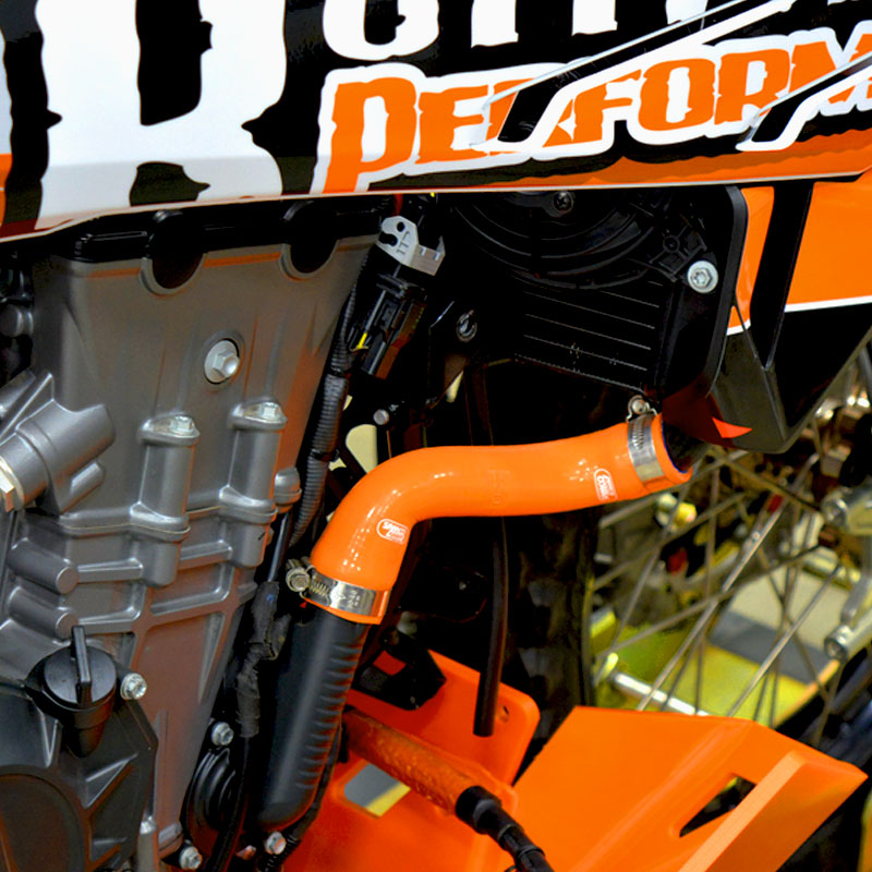 SAMCO SPORT Siliconschlauch Kit orange für KTM 790 Adventure 2019-2022, 890 Adventure 2021-2024, 890 SMT, 2023-2024 und Husqvarna Norden 901, 2022-2023