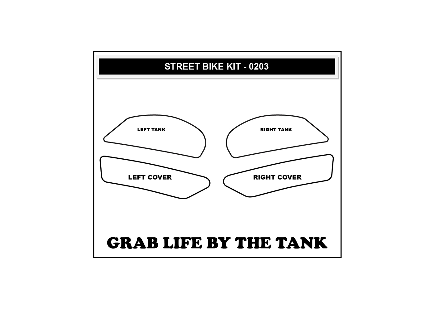 Stompgrip Tank Pad schwarz, Volcano, für Yamaha MT-10 Modelljahr 2022-2023