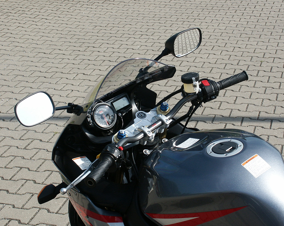 LSL Superbike-Kit mit Teilegutachten für  Suzuki GSX-R600, Typ WVB2,  2004-2005, GSX-R750, Typ WVBD,  2004-2005, silber, (Typ G)