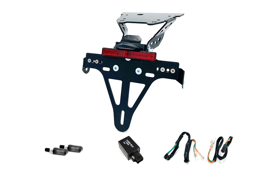 Kennzeichenhalter-Blinker-Kit MLED für Honda NC700S/750S Typ RC61/70 ab Modelljahr 2012 (Hinten)