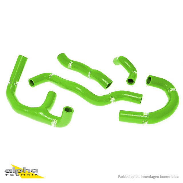 SAMCO SPORT Siliconschlauch Kit grün für Aprilia RS250 Modelljahr 1994-2003
