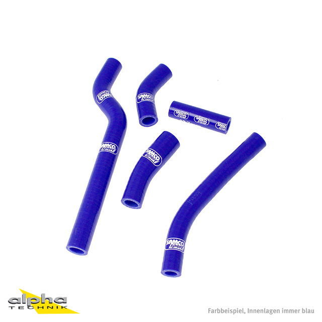 SAMCO SPORT Siliconschlauch Kit blau für Yamaha YZ250F Modelljahr 2006