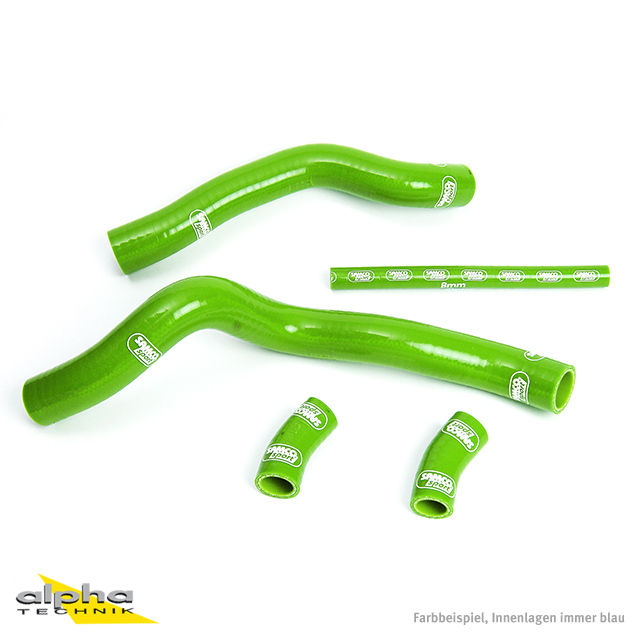 SAMCO SPORT Siliconschlauch Kit grün für Suzuki TL1000S Modelljahr 1998-2001