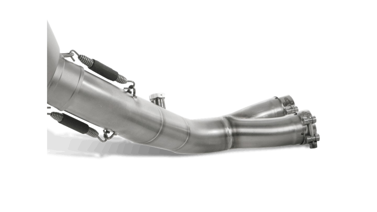 Akrapovic Optional Link Pipe (SS) Auspuffanlage für Honda CB1000R Modelljahr 2008-2016