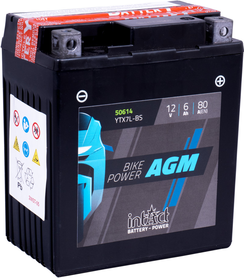 Intact AGM Batterie  YTX7L-BS