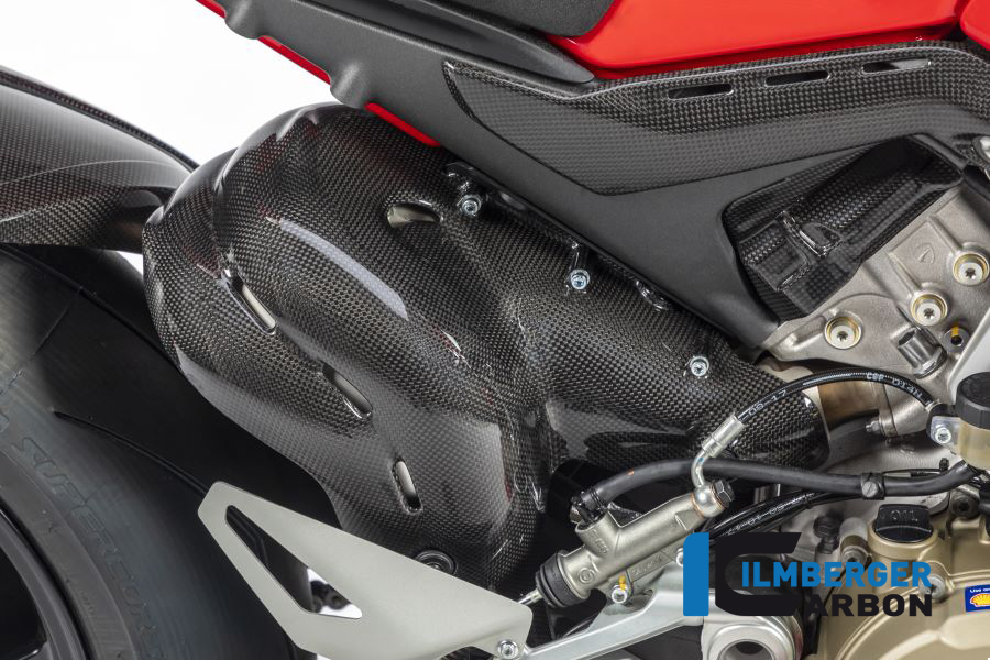 Ilmberger Carbon Auspuffhitzeschutz glanz (2-tlg.) Panigale V4/V4 S