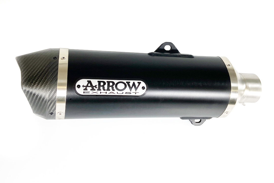 ARROW Auspuff RACE TECH für Kymco XCiting 400i S 2018-19 aus Aluminium, schwarz