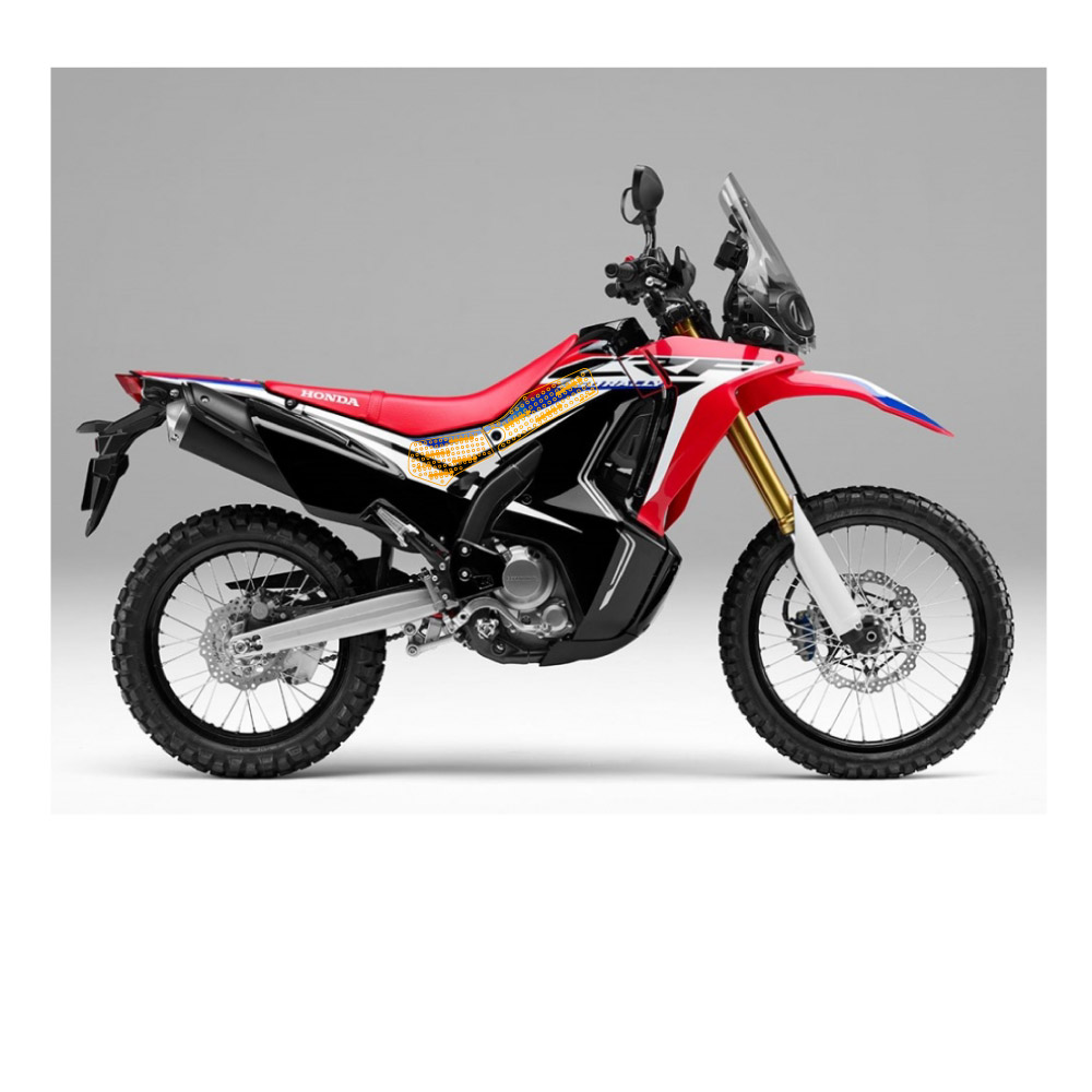 Stompgrip schwarz, Volcano, für Honda CRF250 Rally, 2017-2020