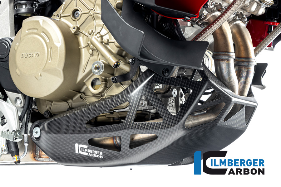 Ilmberger Carbon Motorverkleidung unten, matt, Ducati Multistrada V4 2020-